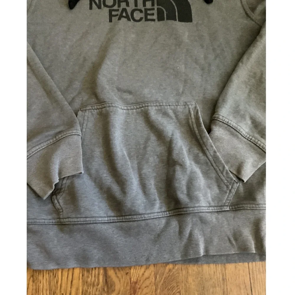 The North Face Mens Grey Half Stone washed Pullover Hoodie Sweatshirt Size Large